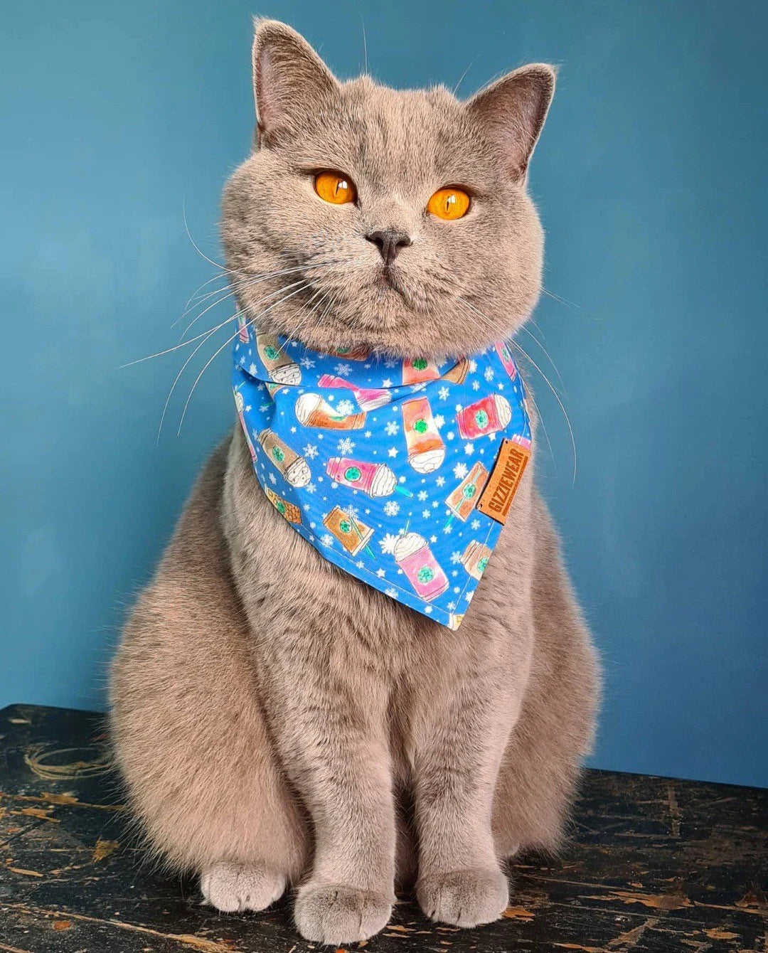 Christmas Coffee pet bandana