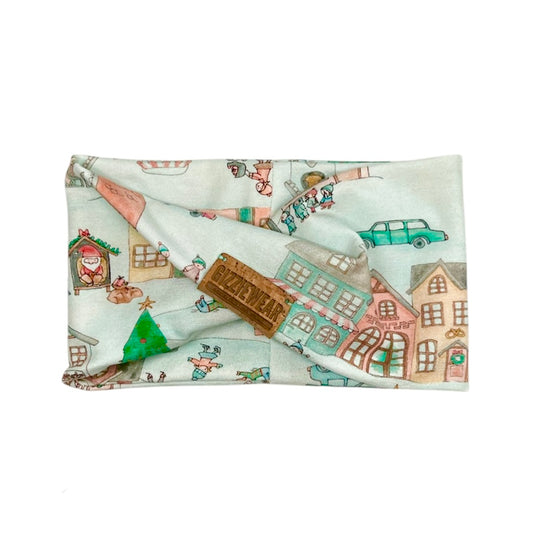 Christmas in Town pet scarf