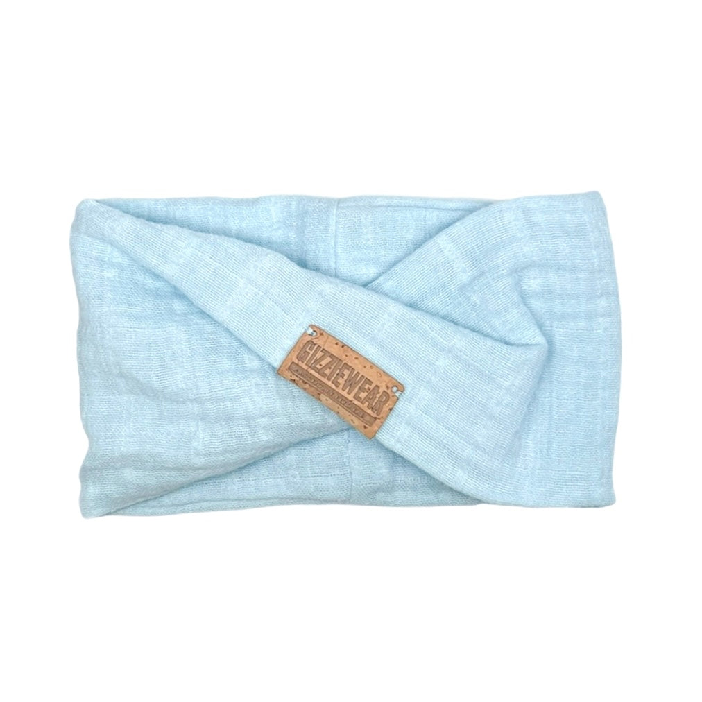 Light blue pet scarf