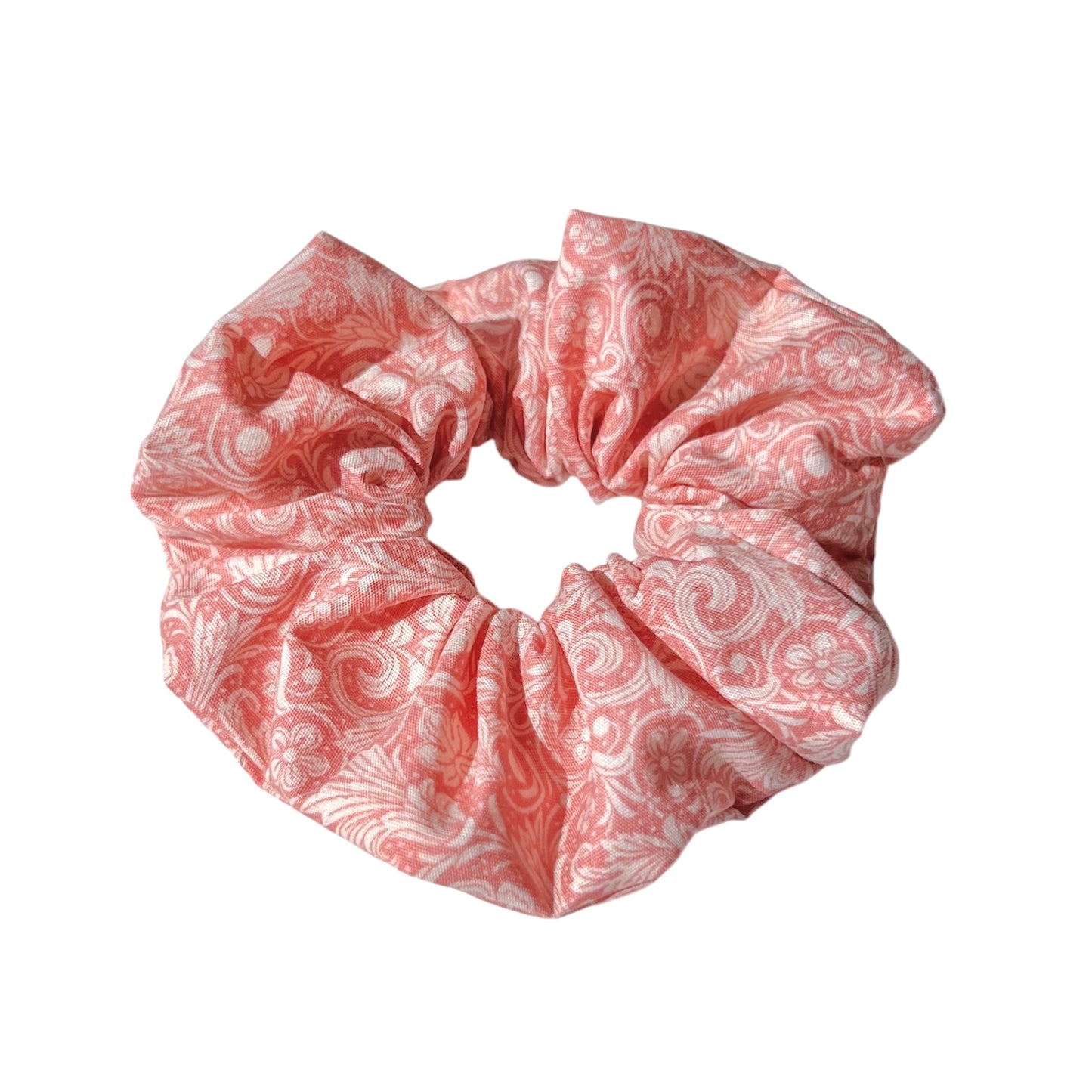 Peachy Elegance scrunchie