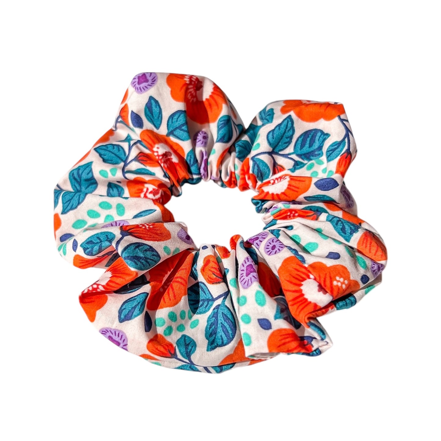 Floral Twist scrunchie