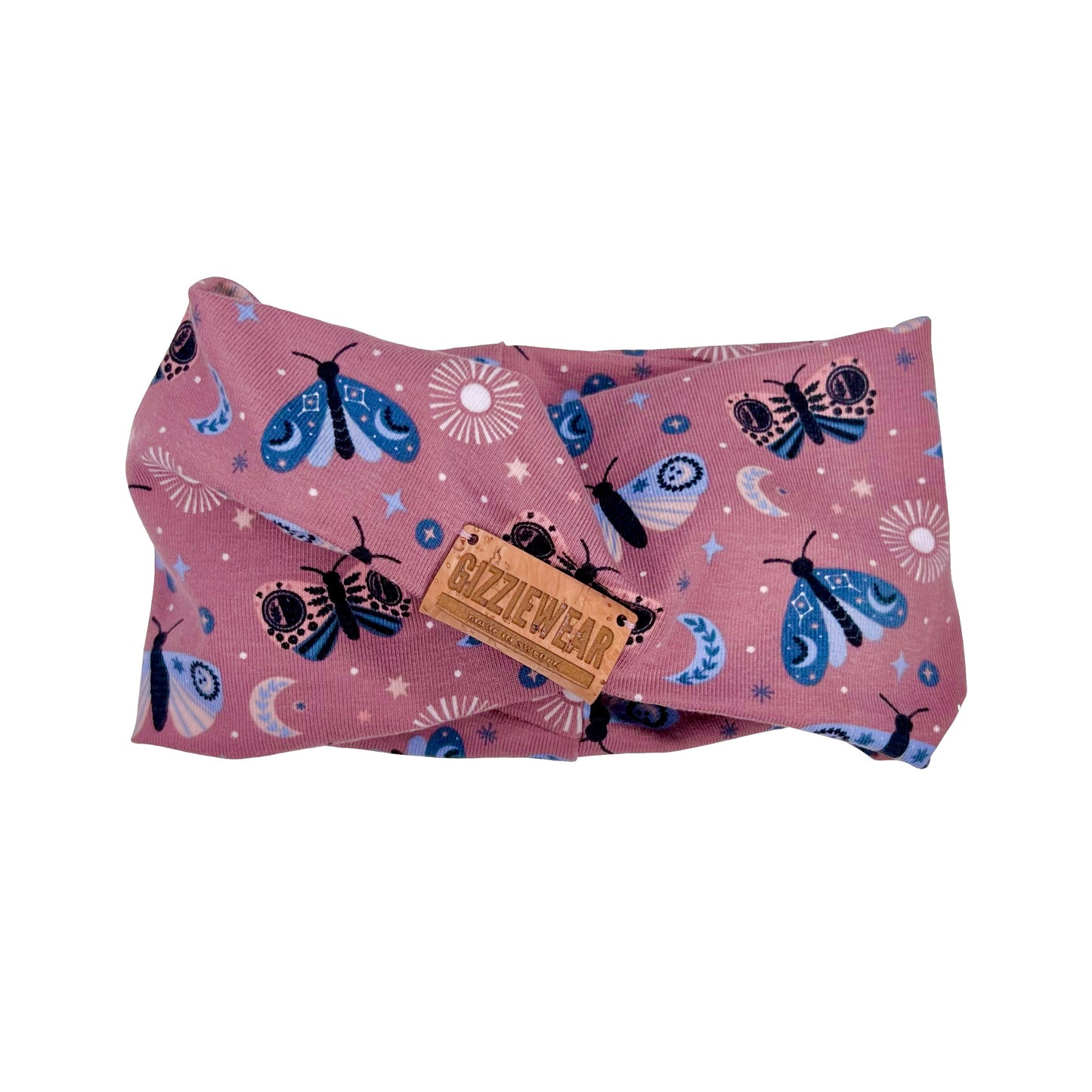 Pink Butterflies pet scarf