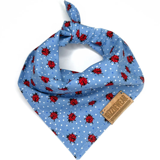 Ladybug pet bandana