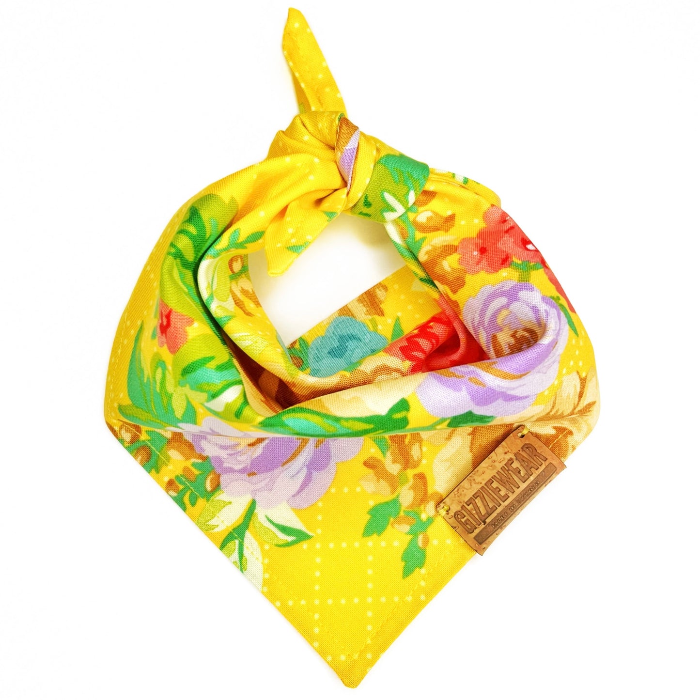 Yellow Bouquet pet bandana