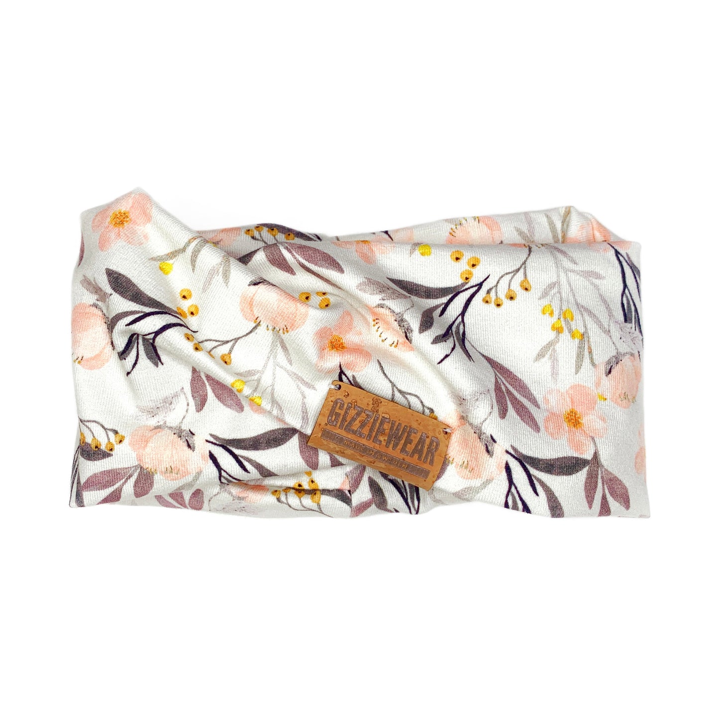 Peachy Flowers pet scarf