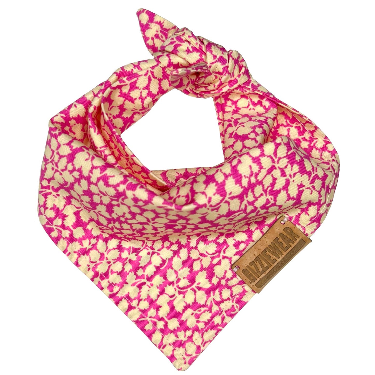 Pinky Blooming pet bandana